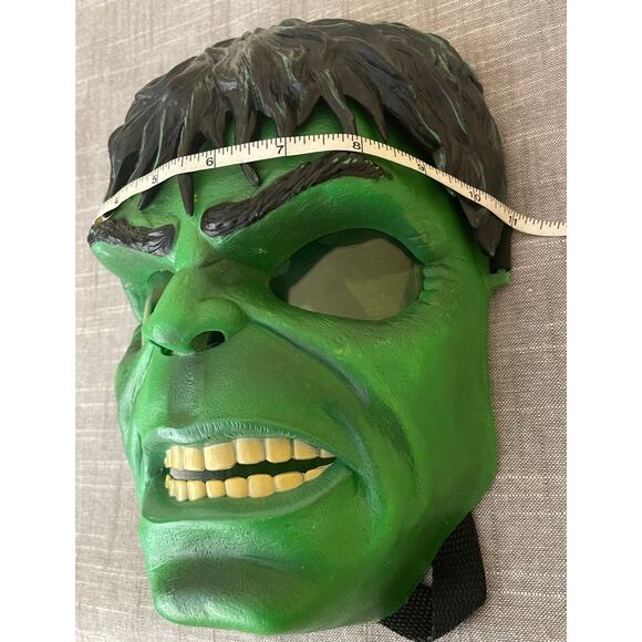Marvel Incredible Hulk Power Glow Hasbro Mask Eyes Light Up 2008 - Picture 13 of 14